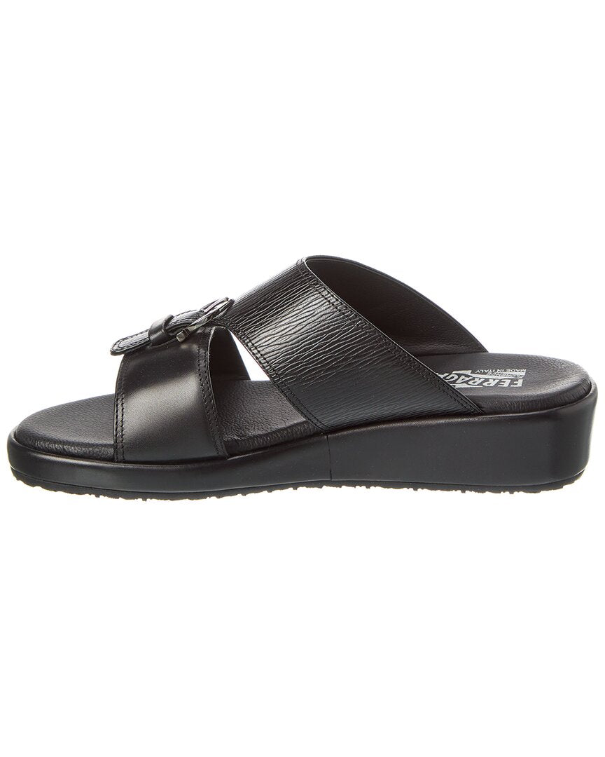 ferragamo murray leather sandal