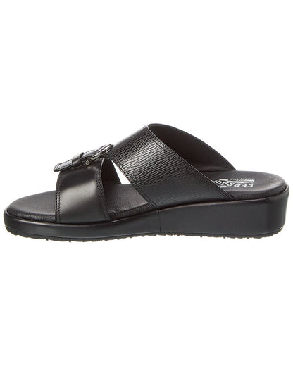 ferragamo murray leather sandal