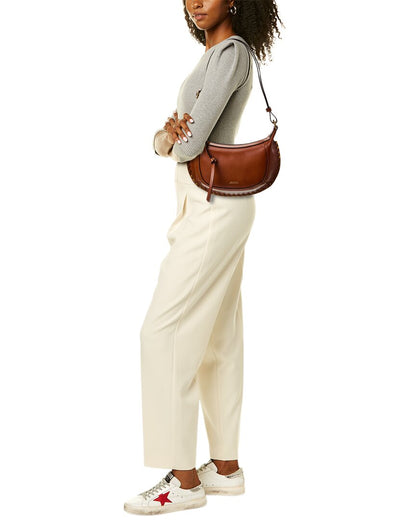 oskan moon leather hobo bag