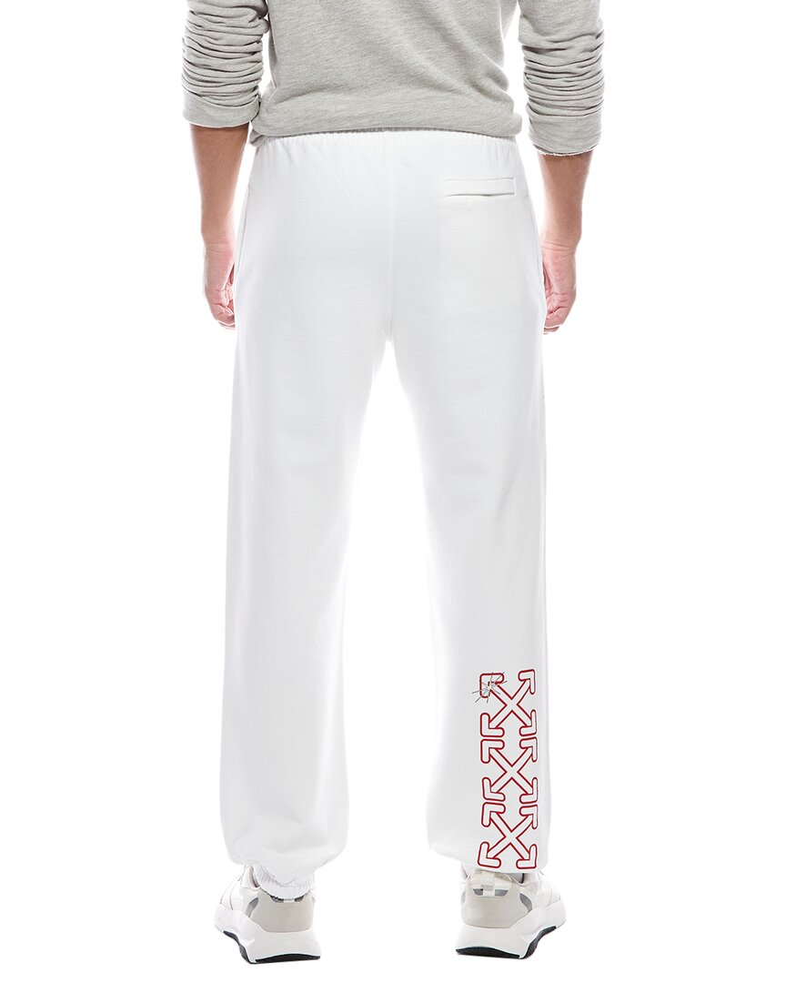 off-white arrowed slim sweatpant