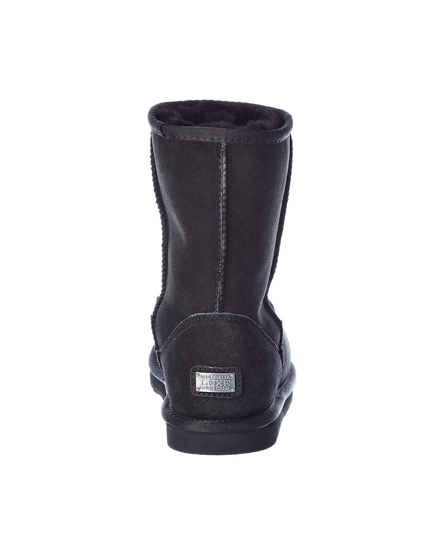 cosy short suede boot