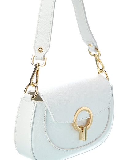 amber leather crossbody