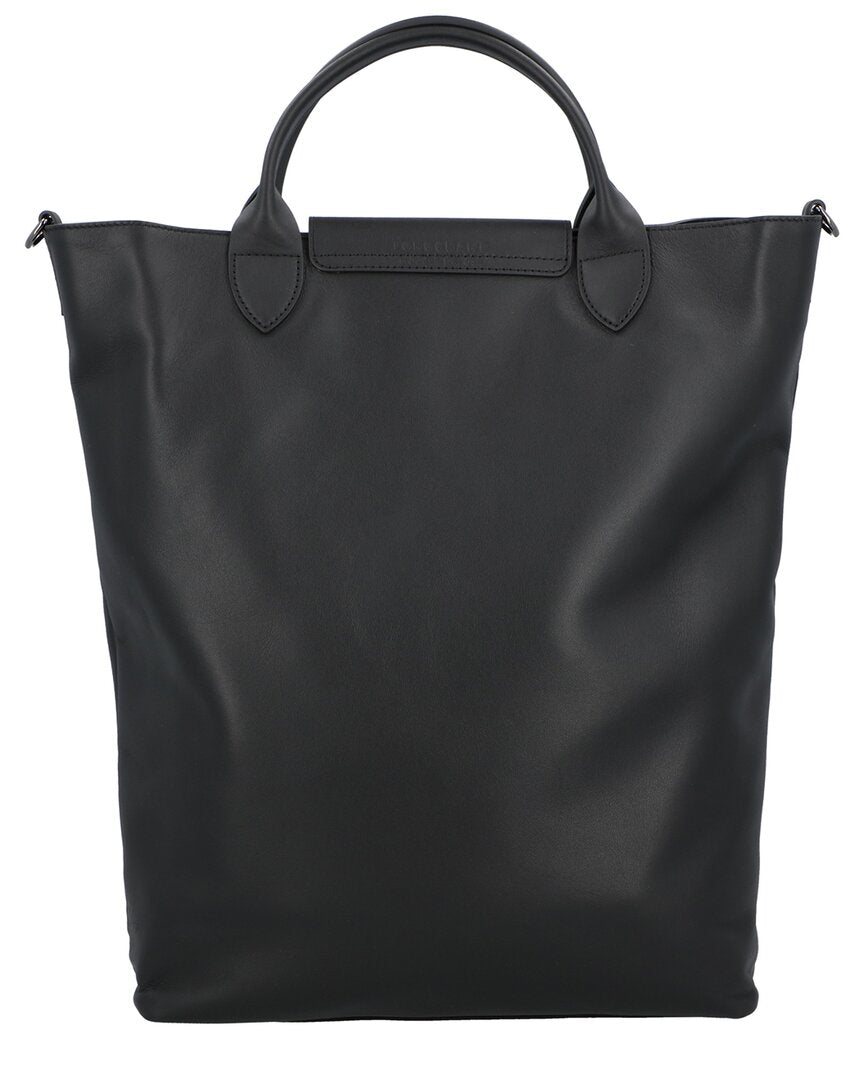 le pliage xtra medium leather backpack