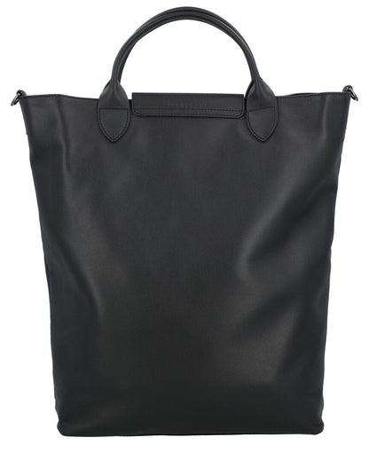le pliage xtra medium leather backpack