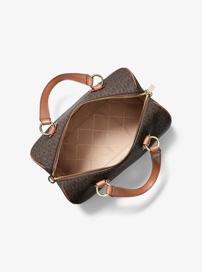 grayson medium signature logo duffel bag