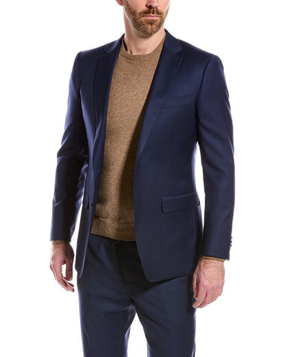 2pc slim fit wool suit