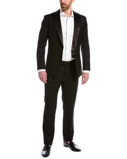 2pc slim fit wool suit