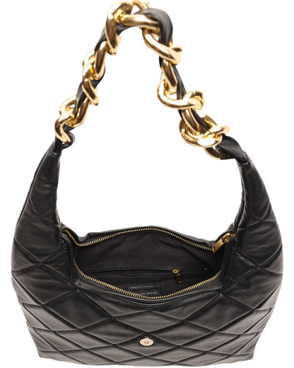 anastasia quilted leather satchel