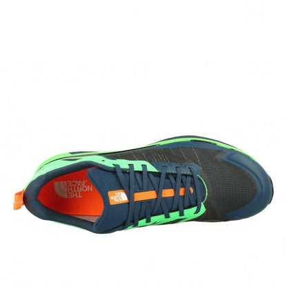 men's vectiv infinite futurelight trail running shoes in monterey blue/chlorophyll green