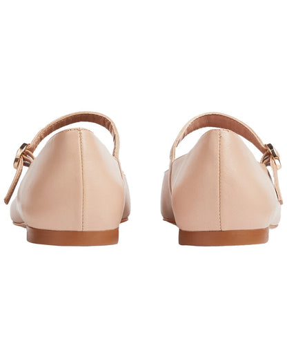 l.k.bennett willow leather flat