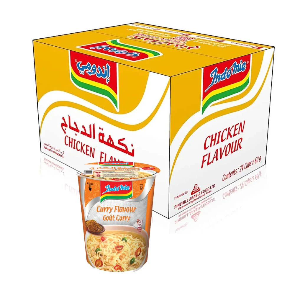 Indomie Cup Instant Noodles Chicken Flavour 55 gm X 24 Pcs