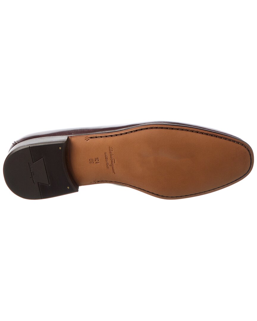 ferragamo leather loafer