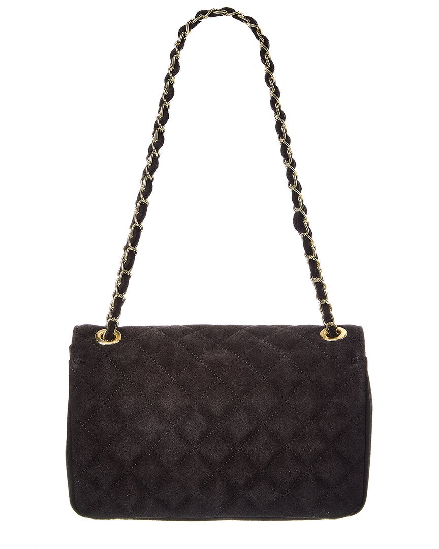 maeve quilted suede crossbody