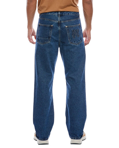 straight medium wash jean