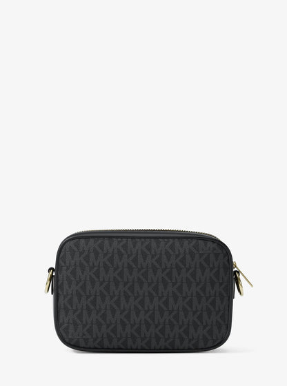 jet set small signature logo camera crossbody bag
