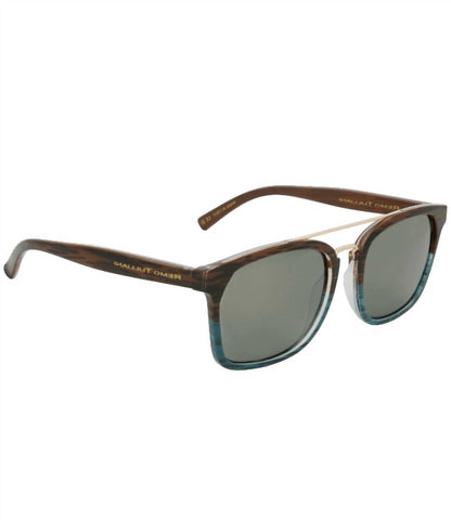 fury sunglasses in linear tort/black mirror lens