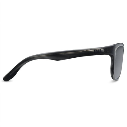 men's standard sunglasses in matte grey tortoise / grey lens