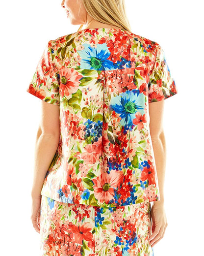 print trapeze jacket