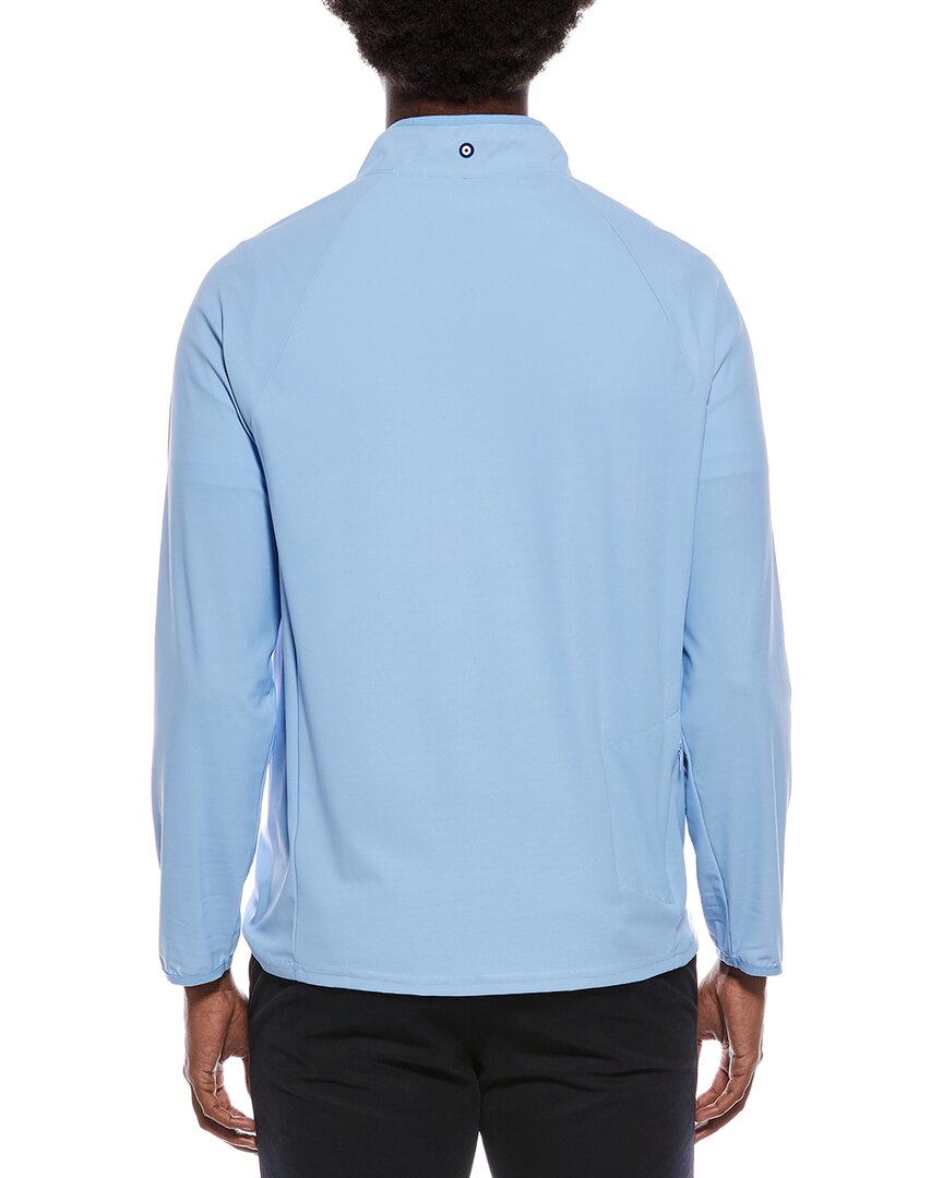 solid pique 1/4-zip pullover