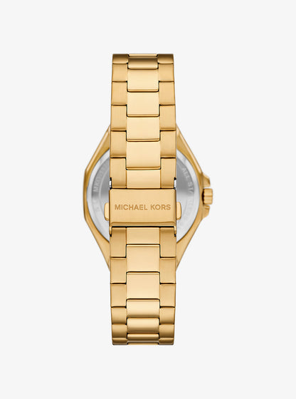 oversized callum gold-tone watch