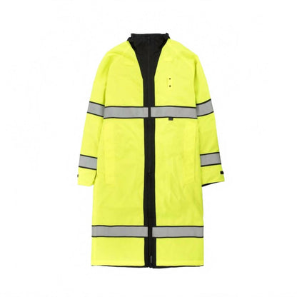 b.dry reversible raincoat in yellow