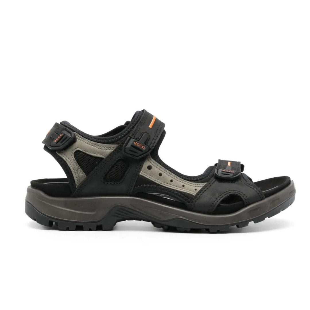 men's offroad touch-strap sandal in black