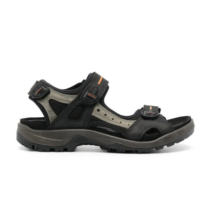 men's offroad touch-strap sandal in black