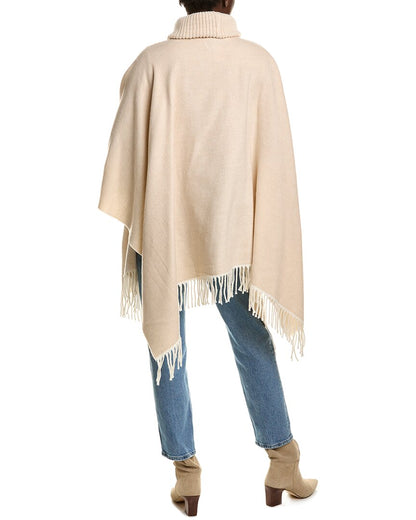 turtleneck poncho