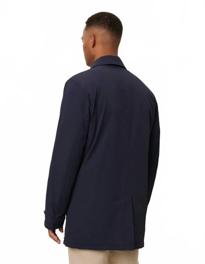 malcolm padded 2.0 coat in dark navy