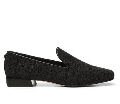 women adeline loafer in black caviar