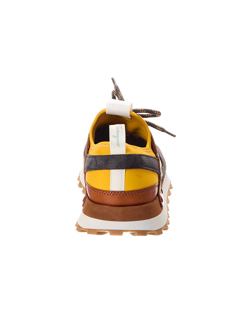 ferragamo indy leather sneaker