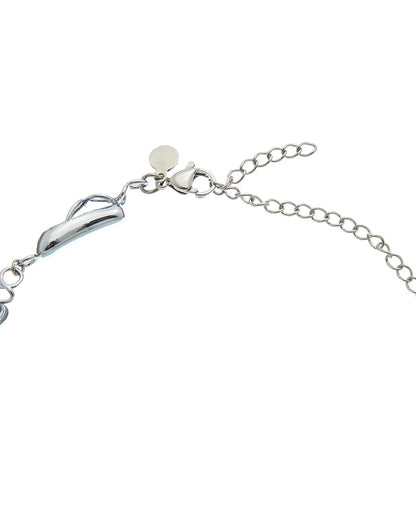 18k plated charm necklace