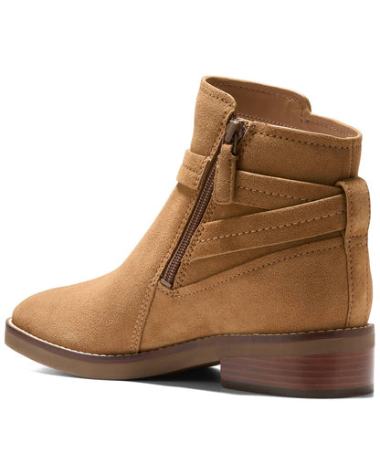 rosalyn waterproof ankle strap suede boot