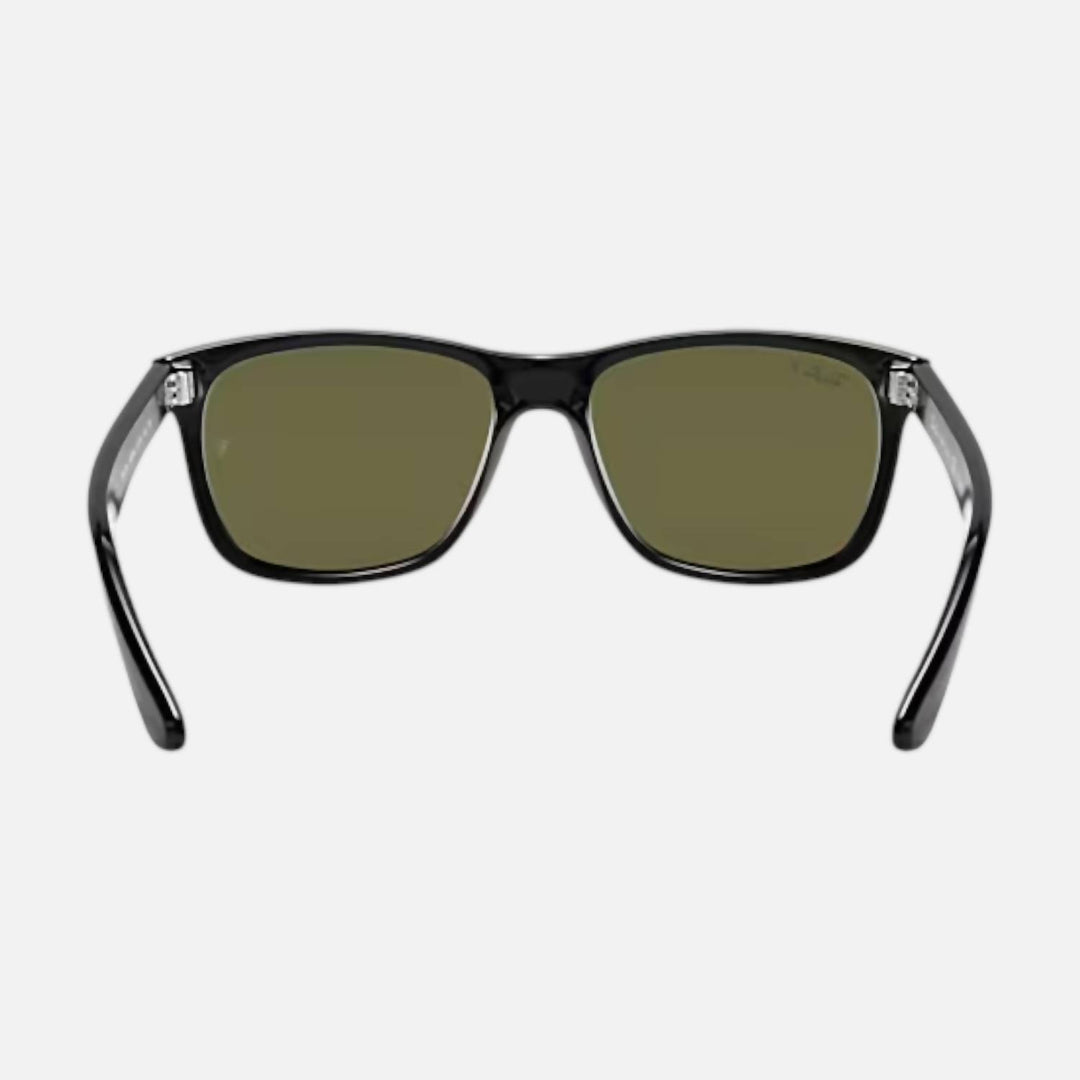 men's sunglasses polished black frame