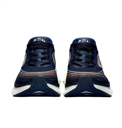 men streamline shoes in midnight/cedar/multi