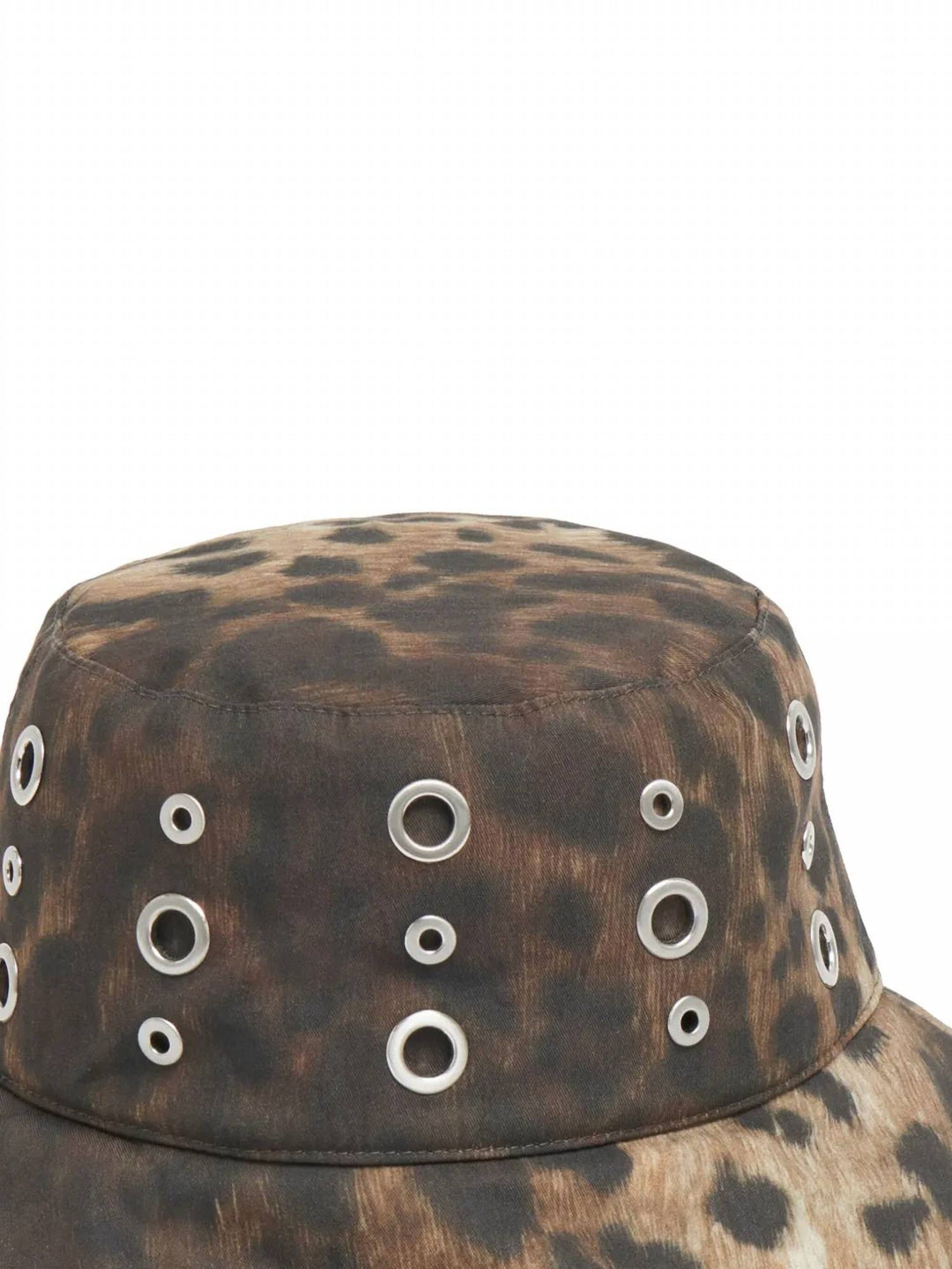 men's slick bucket hat in leopard