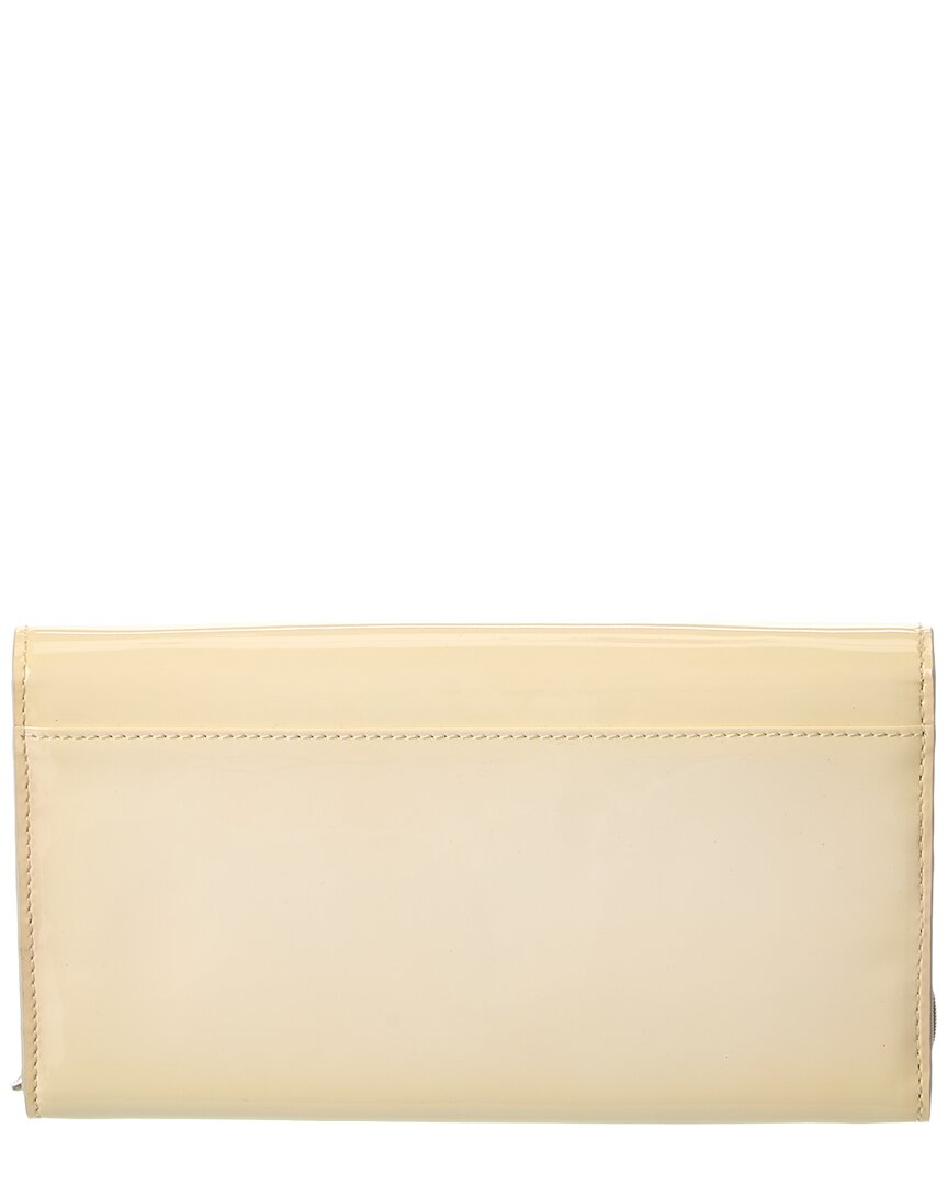 mini buckle patent wallet on chain