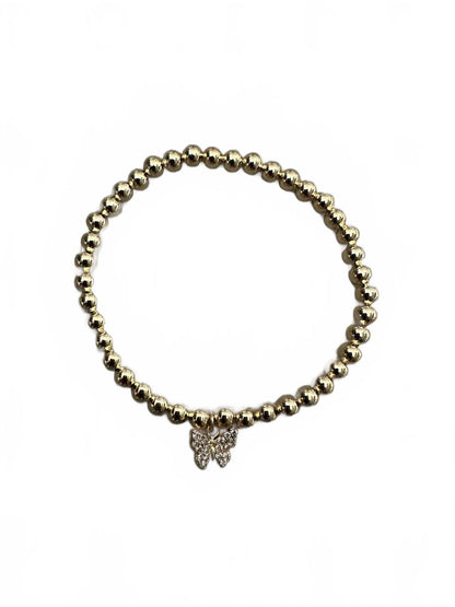 women's hope bracelet in yellow gold