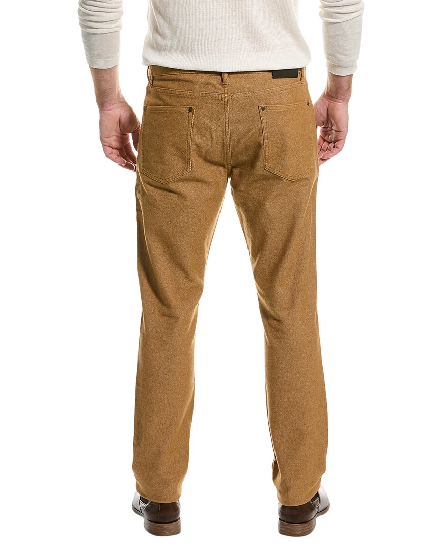 light ochre brown slim fit jean
