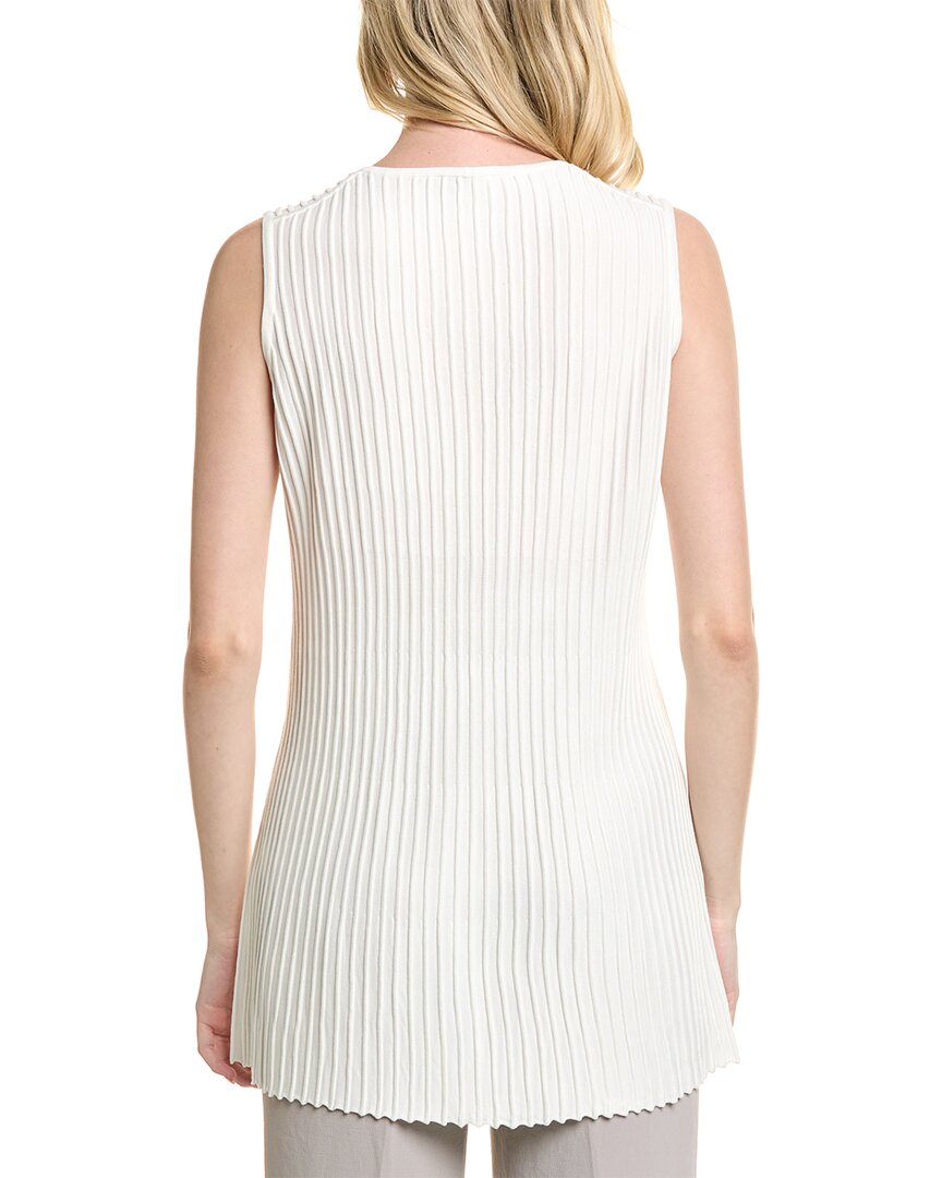 ottoman stitch slim tunic sweater