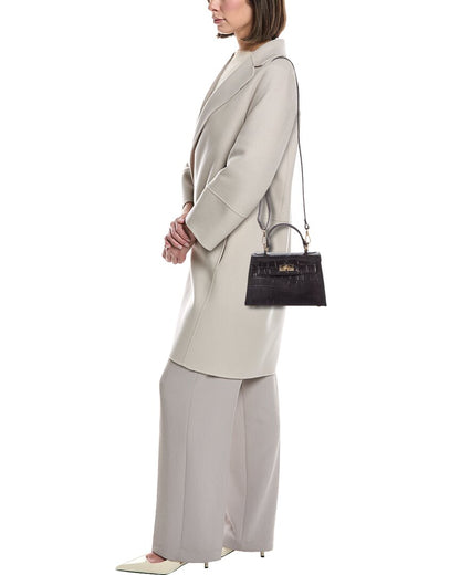 blakely croc-embossed leather satchel