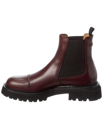 ferragamo leather boot