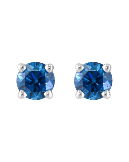 14-karat white gold 0.49 ct. tw. diamond earrings
