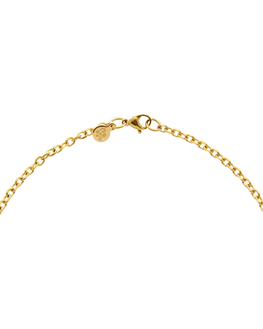 18k plated stainless steel pendant necklace