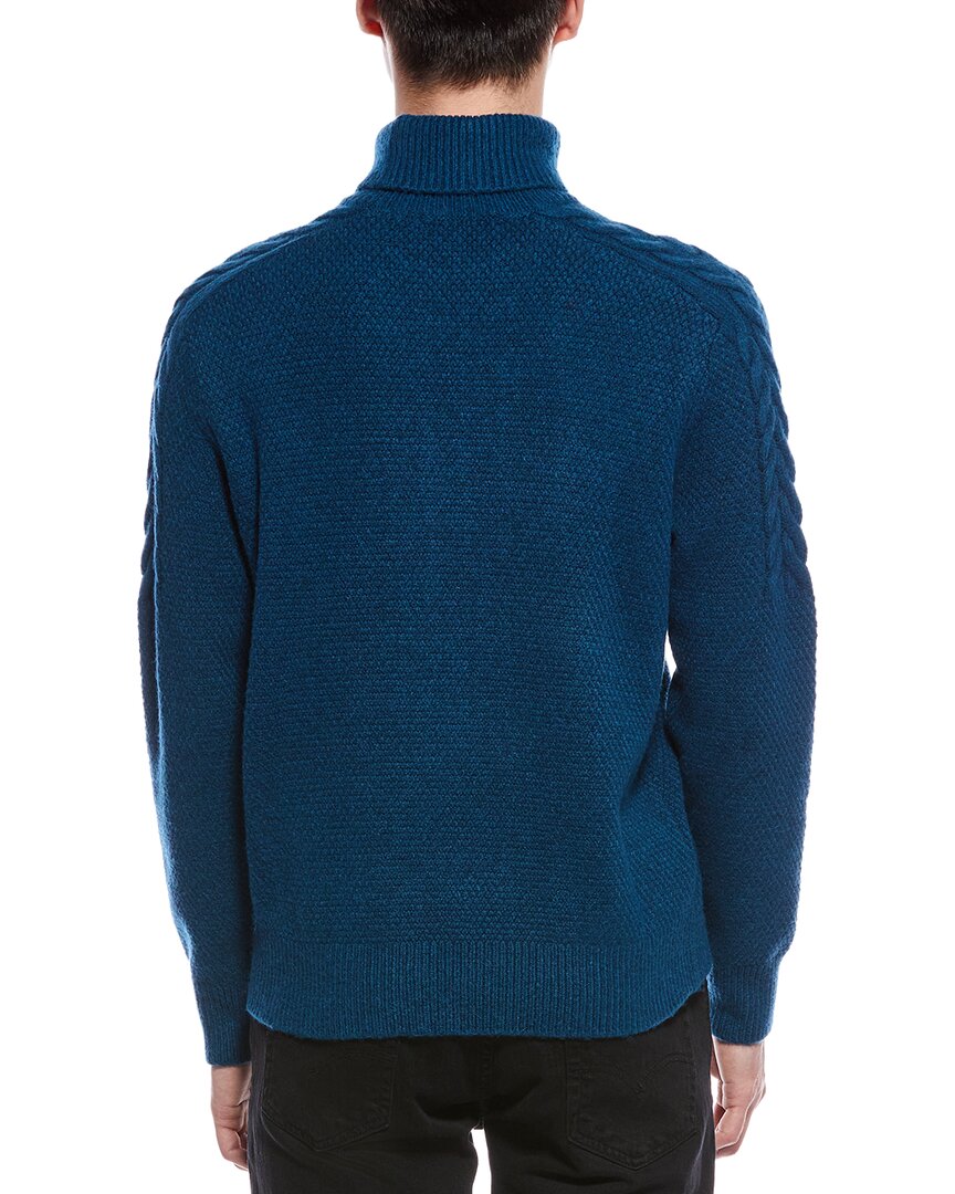 chunky wool-blend turtleneck sweater