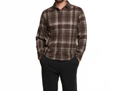 nazare cove long sleeve shirt in java