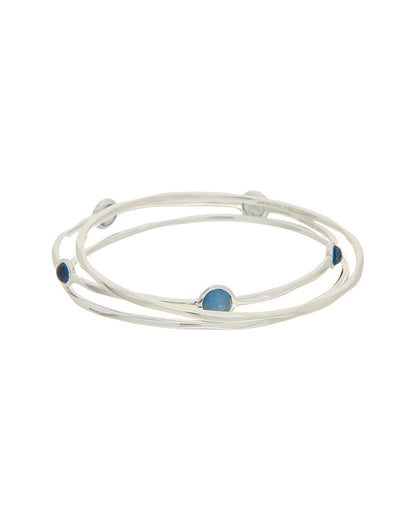 wonderland silver gemstone bracelet