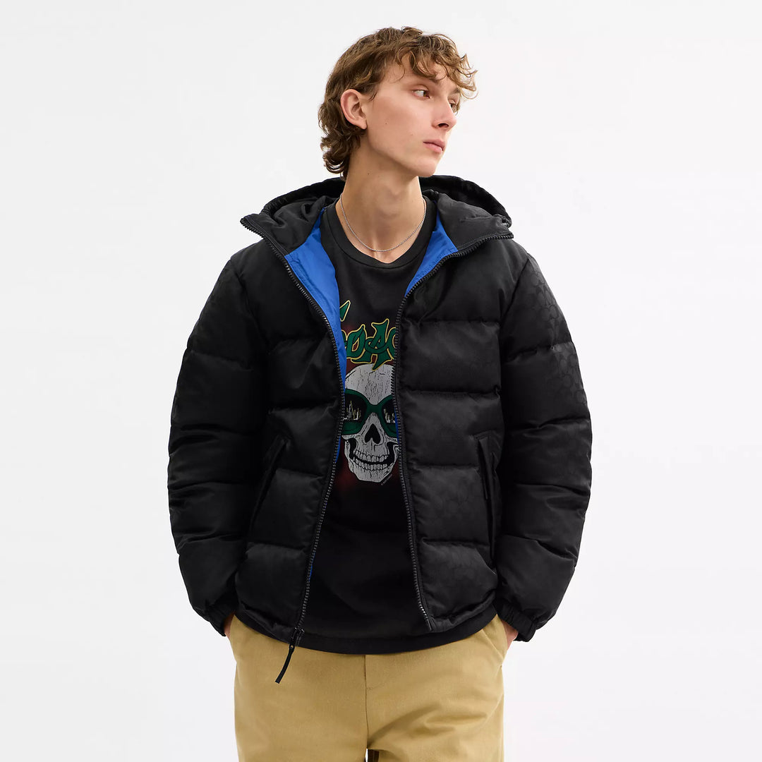 tonal signature down jacket