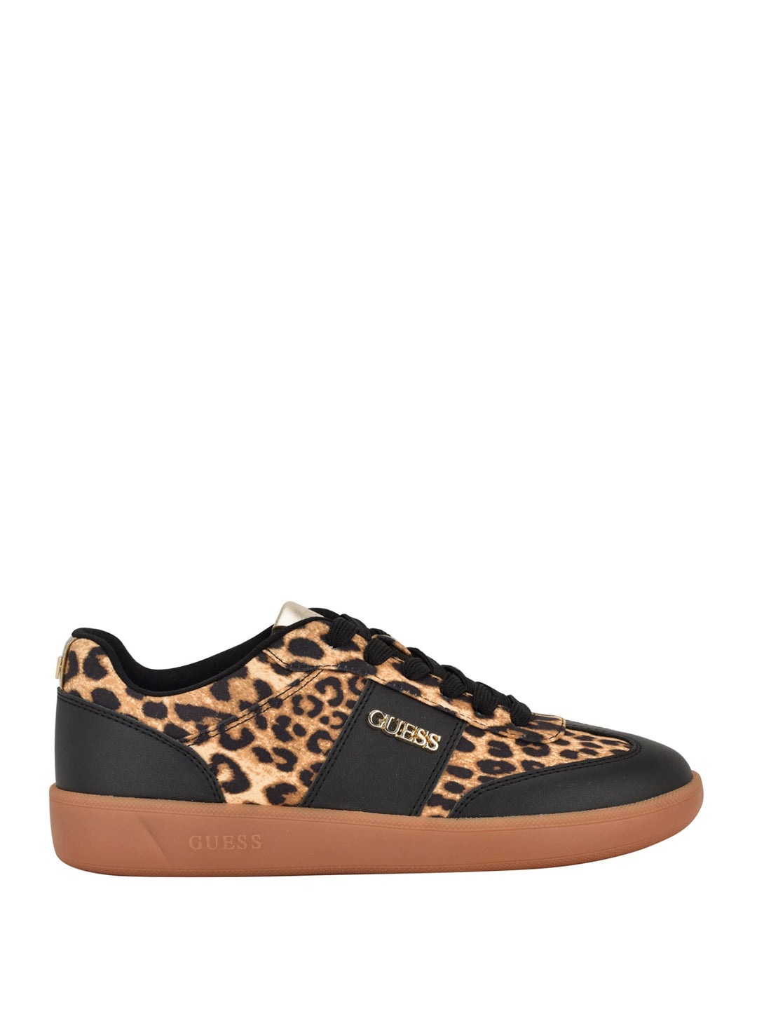 pelara faux-leather low-top sneakers