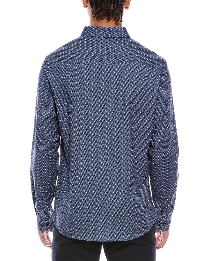 stretch print shirt
